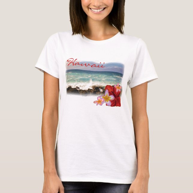 T-shirt Chemise de plage Hawaii (Devant)