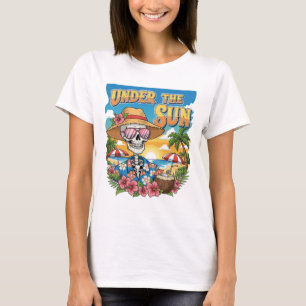 T-shirt Chemise de plage Tropical Skeleton - Funny SummeT-