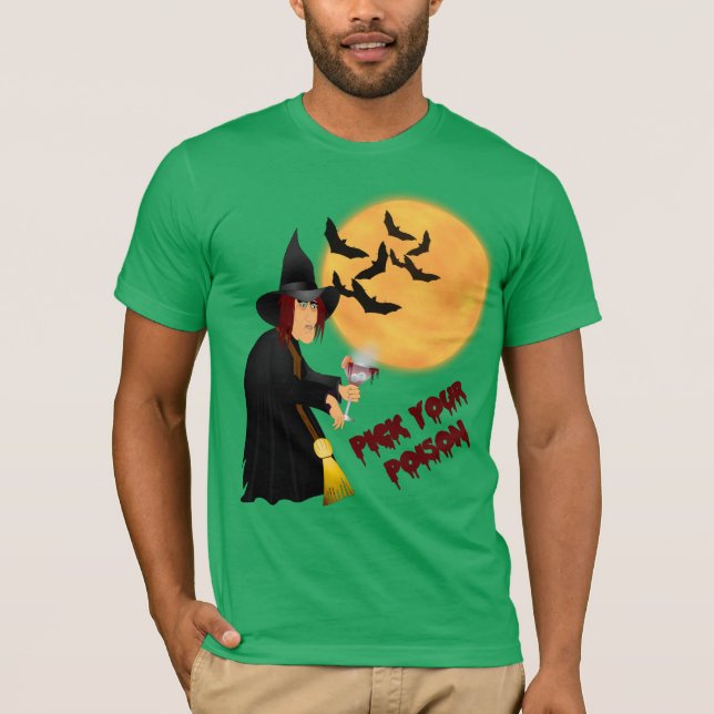 T-shirt Chemise de poison de Halloween (Devant)
