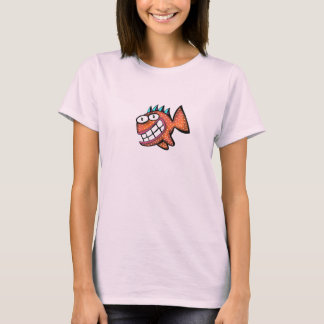 T-shirt chemise de poisson pour femmes