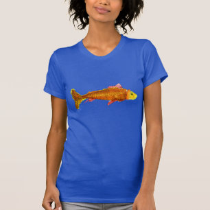 T-shirt Chemise de poisson rouge orange