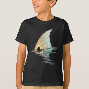 T-shirt Chemise de poisson tambour rouge queue de poisson