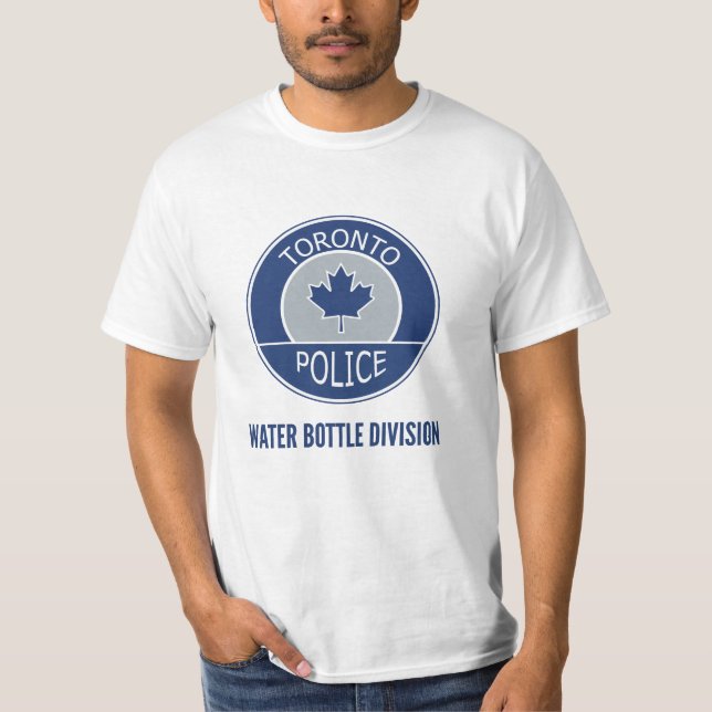 T-shirt Chemise de police de bouteille d'eau de Toronto (Devant)