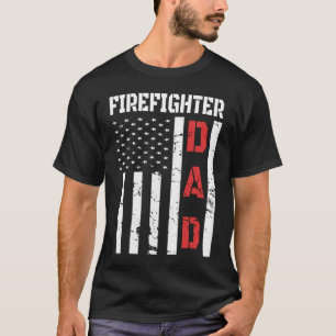 T-shirt Chemise de pompier drapeau Fête des pères 2020 C