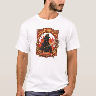 T-shirt Chemise de pompier intrépide