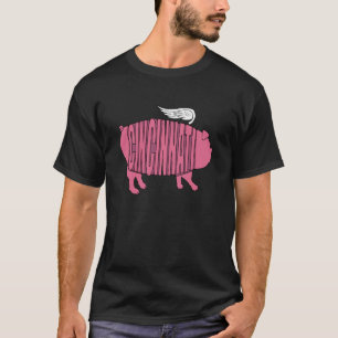 T-shirt Chemise de porc de vol de Cincinnati