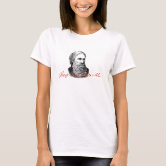 T-shirt Chemise de portrait de société de George MacDonald