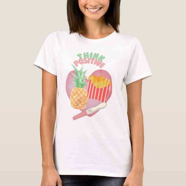 T-shirt Chemise de positivité de fertilité (Devant)