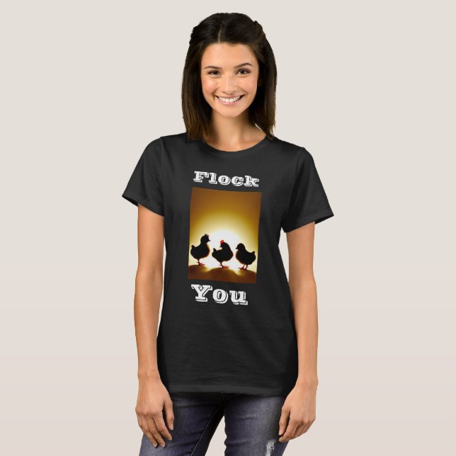 T-shirt Chemise de poulet (Devant entier)