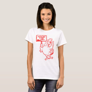 T-shirt Chemise de poulet à 3 pattes pour femmes
