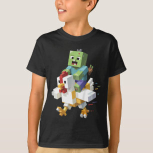 T-shirt Chemise de poulet Jock pour enfants Pixel Art Game