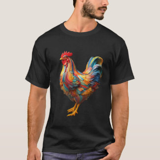 T-shirt Chemise De Poulet Mignonne Pour Hommes Femmes Anim