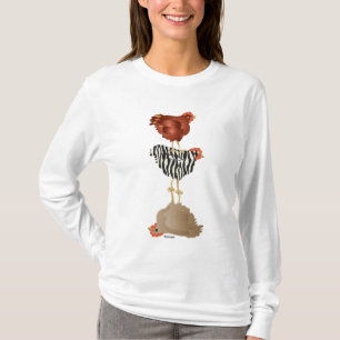 T-shirt Chemise de poulets de jardin d'acrobate