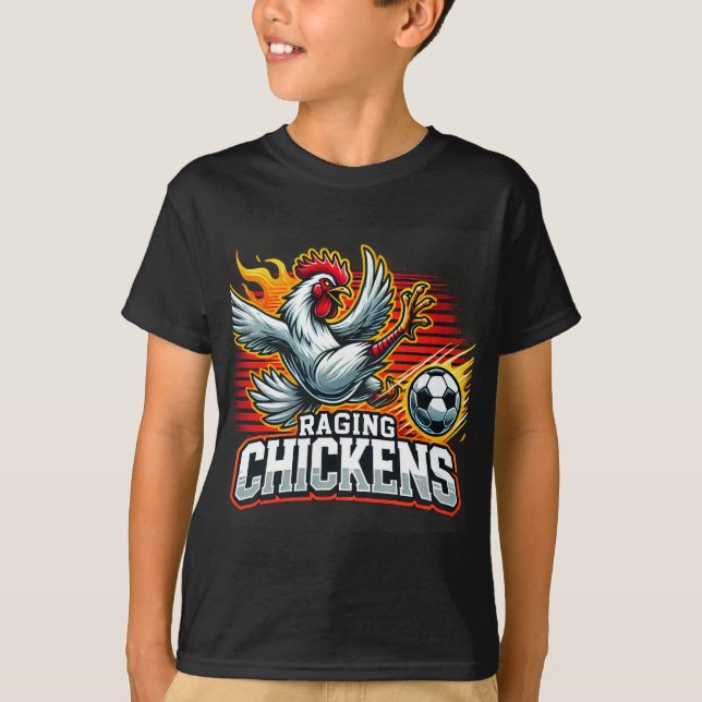 T-shirt Chemise de poulets en vieillissement pour enfants  (Devant)