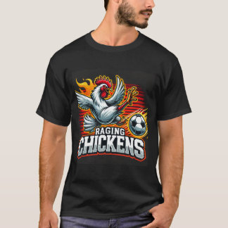 T-shirt Chemise de poulets noire