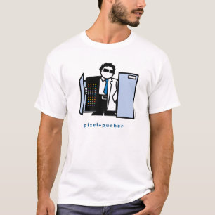 T-shirt Chemise de poussoir de pixel