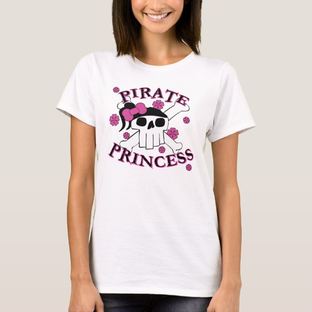 T-shirt Chemise de princesse de pirate (Devant)