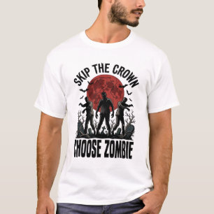 T-shirt Chemise de princesse zombie Graphique d'horreur vi