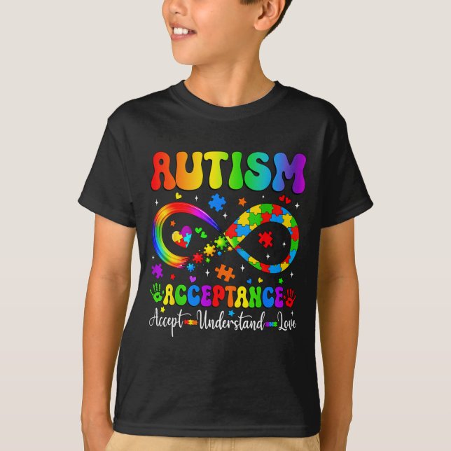 T-shirt Chemise de prise de conscience et d'acceptation de (Devant)