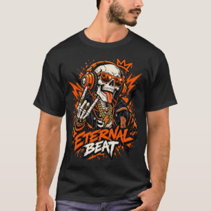 T-shirt Chemise de producteur de musique DJ Skeleton, Eter