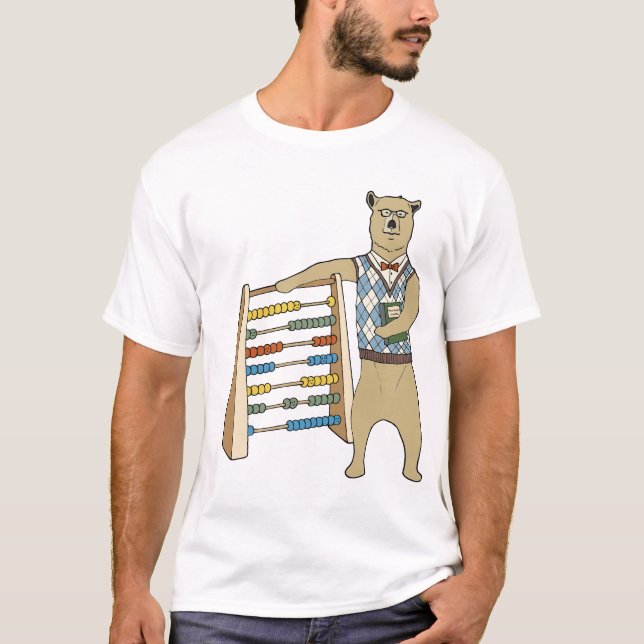 T-shirt Chemise de professeur Bear (Devant)