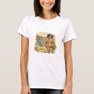 T-shirt Chemise de professeur de chien Tee de rentrée sc