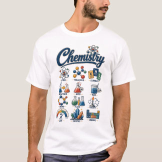 T-shirt Chemise de professeur de chimie, tee-shirt STEM de