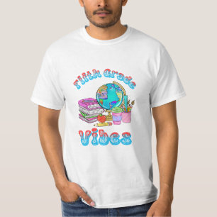 T-shirt Chemise de professeur de cinquième Rentrée des c