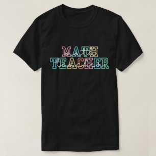 T-shirt Chemise de professeur de mathématiques, Cadeau de