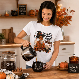 T-shirt Chemise de professeur de musique Halloween sorcièr