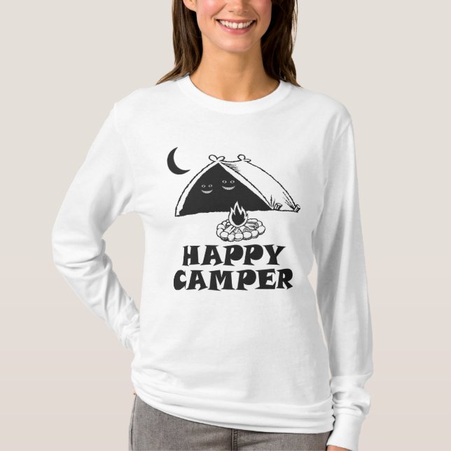 T-shirt Chemise de profondément satisfait (Devant)