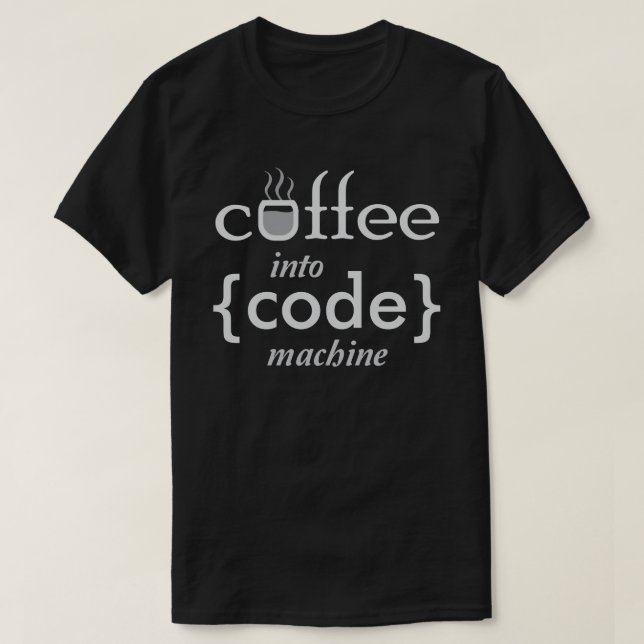 T-shirt Chemise de programmeurs (Design devant)
