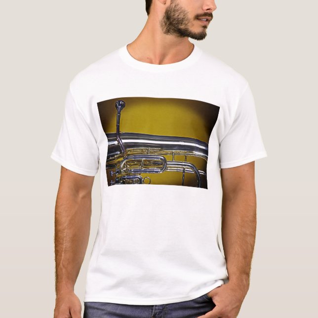 T-shirt Chemise de projecteur d'euphonium ou de baryton (Devant)