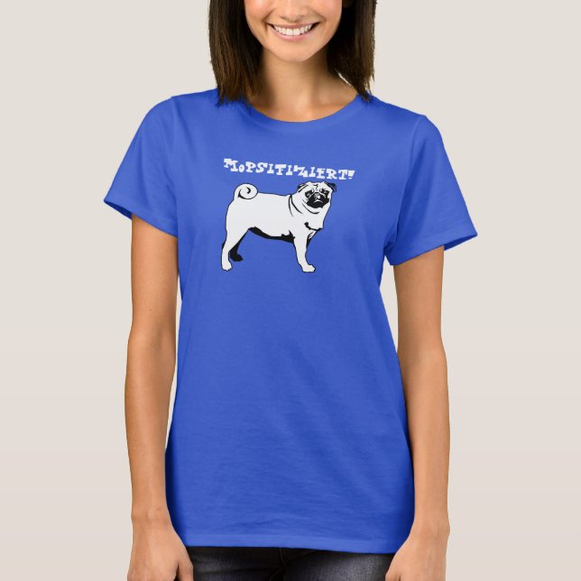 T-shirt Chemise de Pug (Devant)
