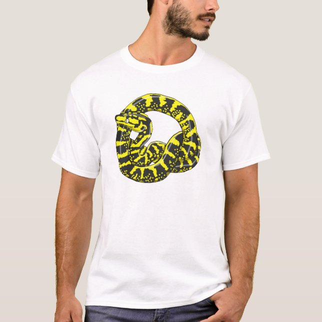 T-shirt chemise de python de tapis (Devant)