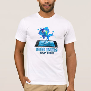 T-shirt Chemise de race de poissons de robinet