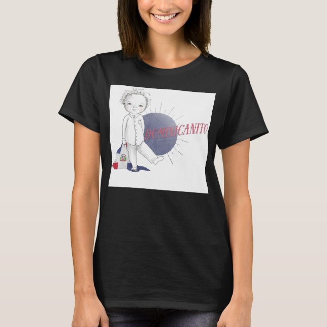 T-shirt Chemise de raglan de Dominicanito (Devant)