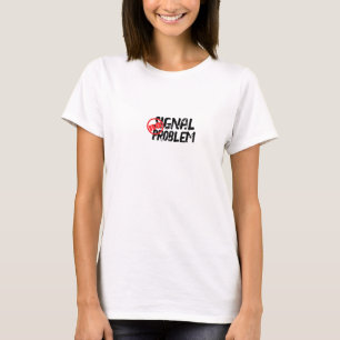 T-shirt Chemise de randonnée amusante Pas de signal, pas d