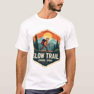 T-shirt Chemise de randonnée de paresseux design vintage T