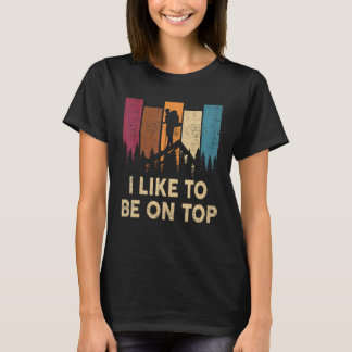 T-shirt Chemise de randonnée J'aime être sur le dessus Drô