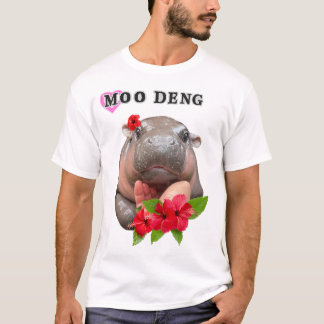 T-shirt Chemise de rap Bootleg Moo Deng | Moo Deng Shirt