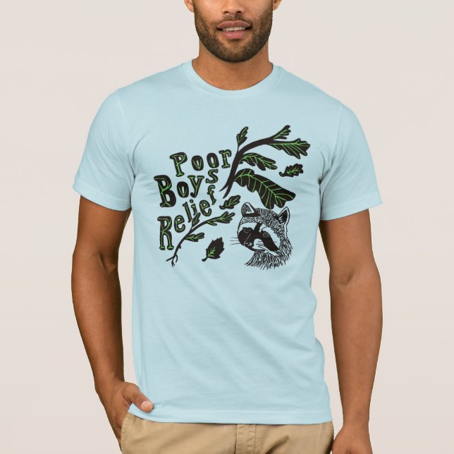 T-shirt Chemise de raton laveur de PBR (Devant)