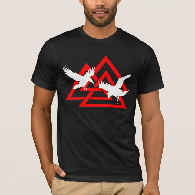 T-shirt Chemise de Ravens Valknut (Devant)