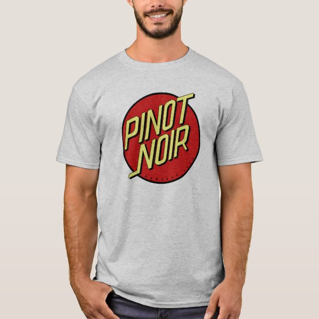 T-shirt Chemise de récolte de pinot noir (Devant)