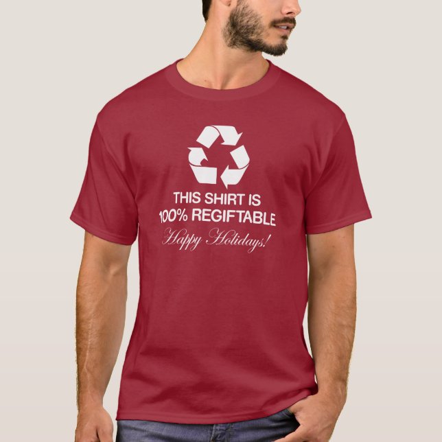 T-shirt Chemise de Regiftable - obscurité (Devant)