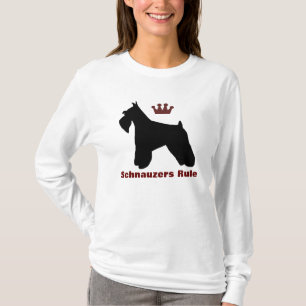 T-shirt Chemise de règle de Schnauzers