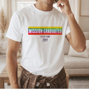 T-shirt Chemise de remise de diplôme Mission Graduée Arc-e