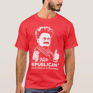 T-shirt Chemise de républicain de vote de Trotsky
