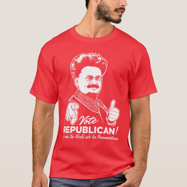 T-shirt Chemise de républicain de vote de Trotsky (Devant)