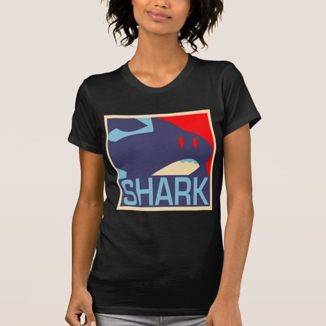 T-shirt Chemise de requin d'art de bruit (Devant)